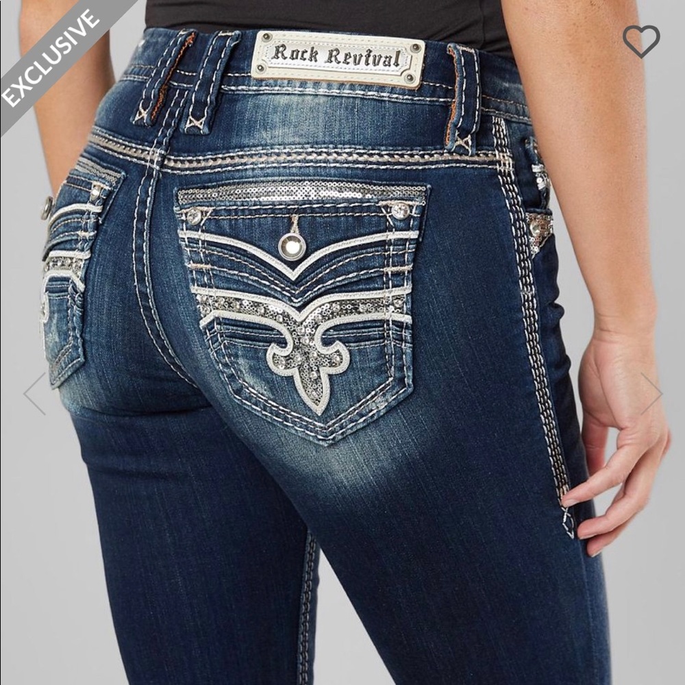 Rock Revival Kai Boot cut Jeans - Easy Stretch